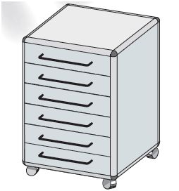 Szafki szufladowe TRIBO typ 2206