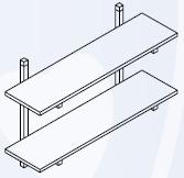 Szafki wiszące FORMED PW2/90