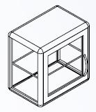 Szafki wiszące FORMED SW1DS/BS/L/45
