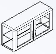 Szafki wiszące FORMED SW2DS/BS/90
