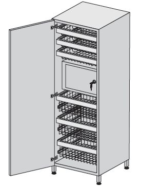 Szafy medyczne TRIBO K 614A