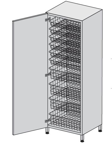 Szafy medyczne TRIBO SK 612B