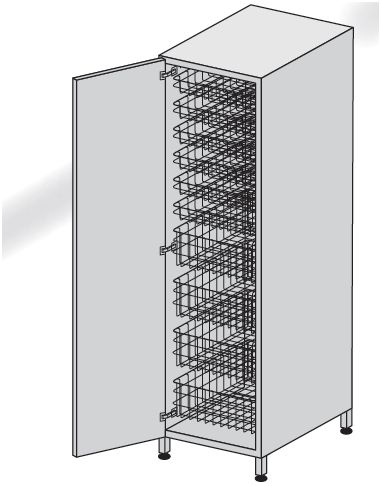 Szafy medyczne TRIBO SK 612C