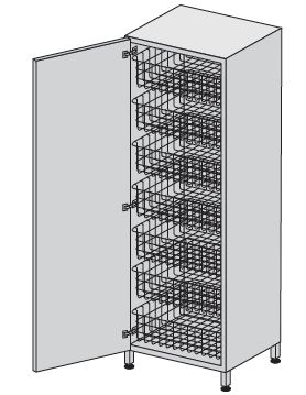 Szafy medyczne TRIBO SK 613B