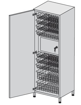 Szafy medyczne TRIBO SK 614B