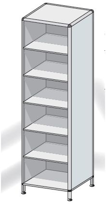 Szafy medyczne TRIBO typ 5104