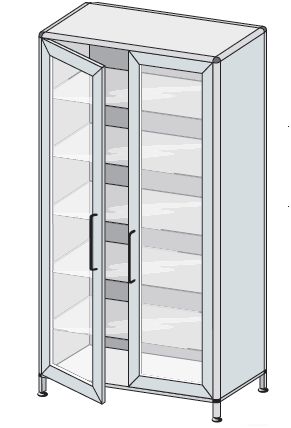 Szafy medyczne TRIBO typ 5302