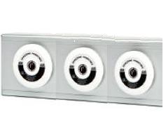 Tablice i punkty poboru gazów medycznych (kasetony) KORGIEL Punkt poboru O2, AIR, VAC /AGA/ natynkowy /3-gniazdowy/ 6.3/08/00