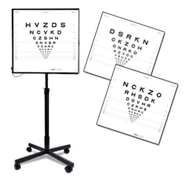 Tablice okulistyczne do badania ostrości wzroku Good-lite ETDRS VIEVER ESV 500602