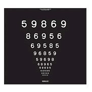 Tablice okulistyczne do badania ostrości wzroku Good-lite LEA Super Pinhole Chart 52133