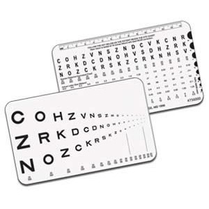 Tablice okulistyczne do badania ostrości wzroku Good-lite Litery SLOAN RUNGE 52106