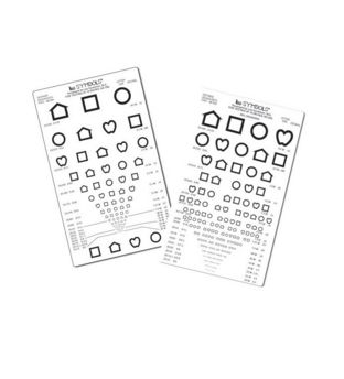 Tablice okulistyczne do badania ostrości wzroku Good-lite Symbole LEA 52017