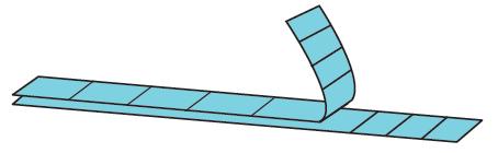 Taśmy przylepne i na rzepy JKT/MOLNLYCKE Taśma przylepna typu RZEP 380099