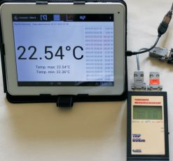 Termometry elektroniczne laboratoryjne Geneza TKP-202m Android