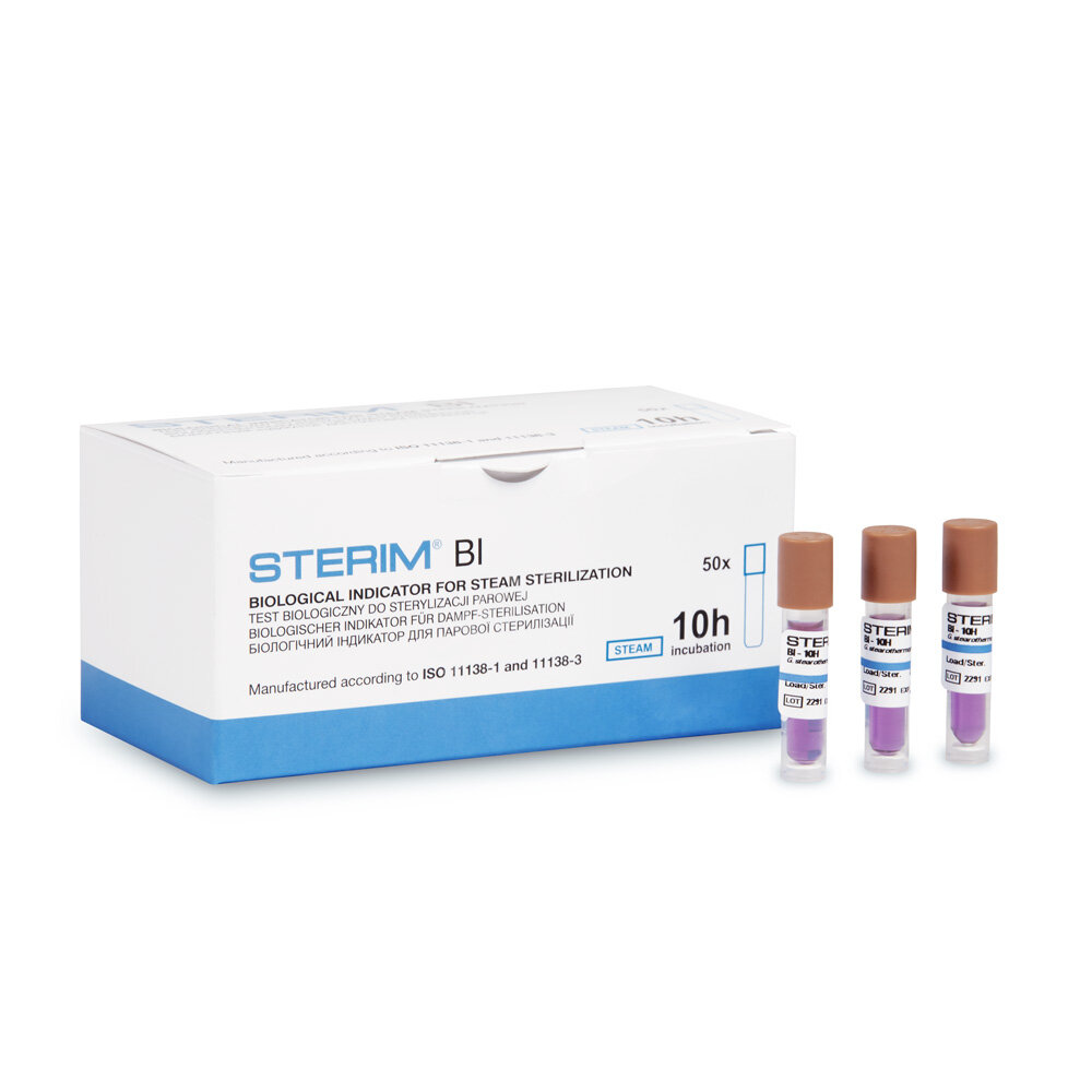 Testy biologiczne do sterylizacji parowej Informer Med SRI050