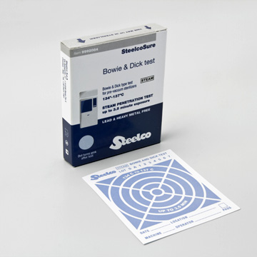 Testy chemiczne do sterylizacji parowej Steelco Test Bowie Dick