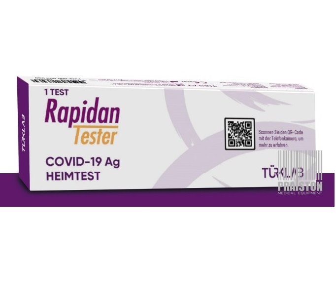 Testy do wykrywania obecności koronawirusa SARS-CoV-2 (COVID-19) Turklab Rapidan Tester Covid-19 Ag HEIMTEST