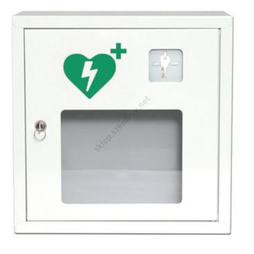 Torby, gabloty i szafki na Defibrylatory AED B/D metalowa z alarmem