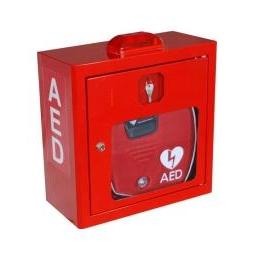 Torby, gabloty i szafki na Defibrylatory AED B/D Szafka zawieszana na 400/400/200/Z/O z alarmem dźwiękowo-świetlnym