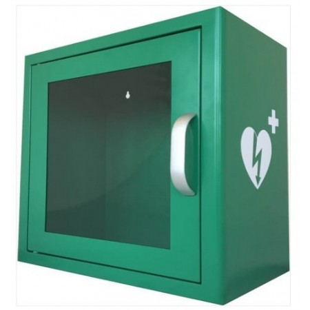 Torby, gabloty i szafki na Defibrylatory AED B/D Szafka zielona
