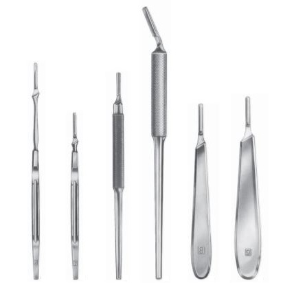 Uchwyty (trzonki) do skalpeli i ostrzy chirurgicznych nopa instruments Uchwyty do ostrzy chirurgicznych