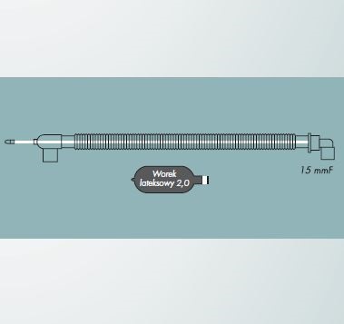 Układy oddechowe do aparatów do znieczulenia R-Vent Medikal Obwody Bain ze standardowym złączem karbowanym 1/4” do podłączania świeżego gazu