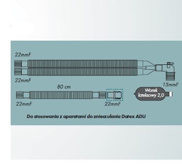 Układy oddechowe do aparatów do znieczulenia R-Vent Medikal Obwody Datex ADU