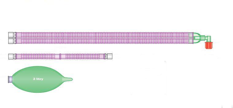 Układy oddechowe do aparatów do znieczulenia INTERSURGICAL Okrężne układy oddechowe