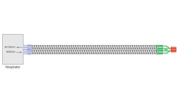 Układy oddechowe do respiratorów INTERSURGICAL Układy oddechowe Smoothbore do pasywnego nawilżania