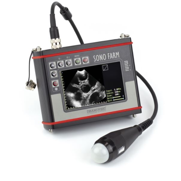 Ultrasonografy weterynaryjne - USG DRAMIŃSKI SonoFarm mini