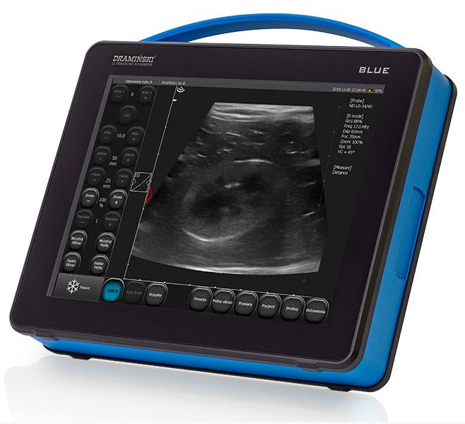 Ultrasonografy wielonarządowe weterynaryjne - USG DRAMIŃSKI BLUE vet
