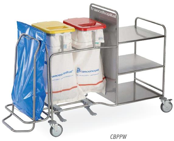 Wózki do bielizny brudnej i czystej FRANCEHOSPITAL CBPPW