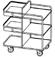 Wózki do bielizny brudnej i czystej Hammerlit EW390-02