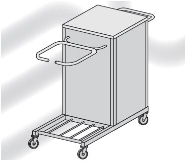 Wózki do bielizny brudnej i czystej TRIBO SK 7301/01