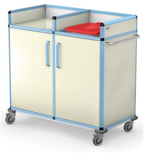 Wózki do bielizny brudnej i czystej TECH-MED Sp. z o.o. WCB-2133