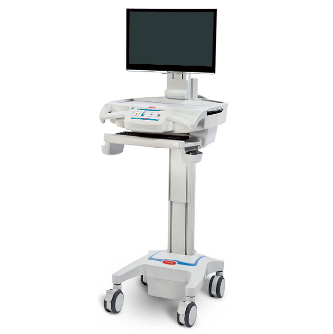 Wózki do komputerów medycznych, laptopów, tabletów Capsa Healthcare CareLink