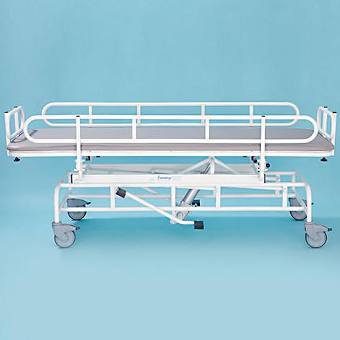 Wózki do mycia pacjentów w pozycji leżącej Prism Medical UK Płaskie nosze prysznicowe z regulacją (1500mm, 1700mm, 1900mm)