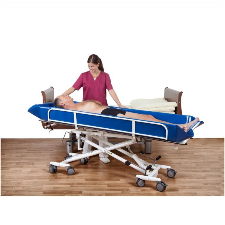 Wózki do mycia pacjentów w pozycji leżącej Beka Hospitec GmbH SINA Comfort
