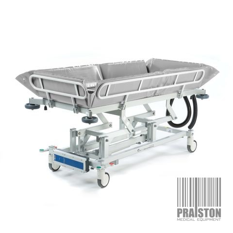 Wózki do mycia pacjentów w pozycji leżącej używane SEERS Shower Trolley JUNIOR - Praiston rekondycjonowany