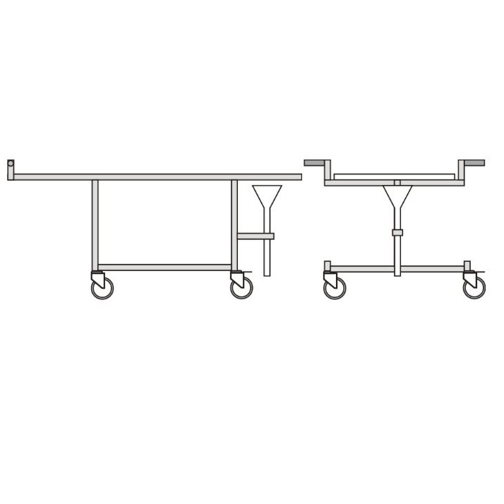Wózki do przewożenia zwłok Rezon ZTM - 1