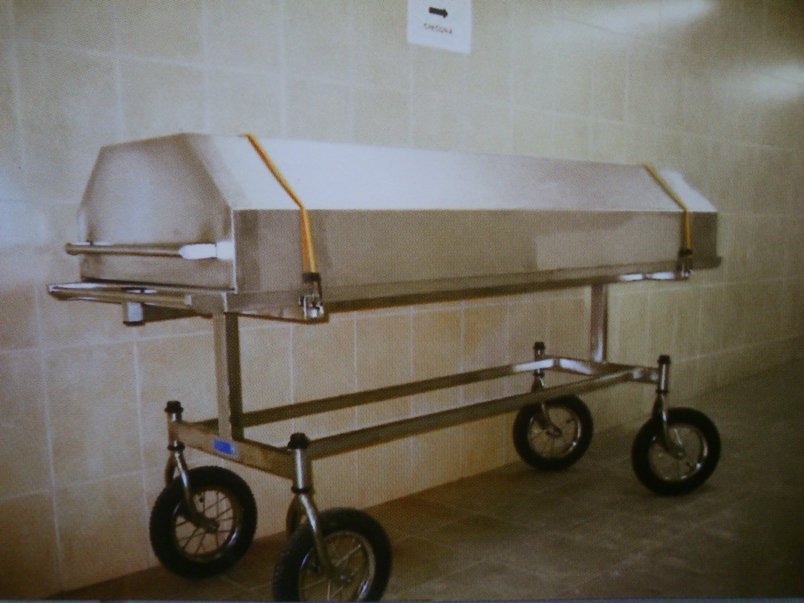 Wózki do przewożenia zwłok Gastromasz ZTZ-1 z pokrywą