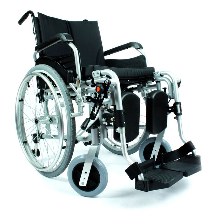 Wózki inwalidzkie standardowe mdh sp. z o.o. Wózek inwalidzki ręczny aluminiowy COMFORT
