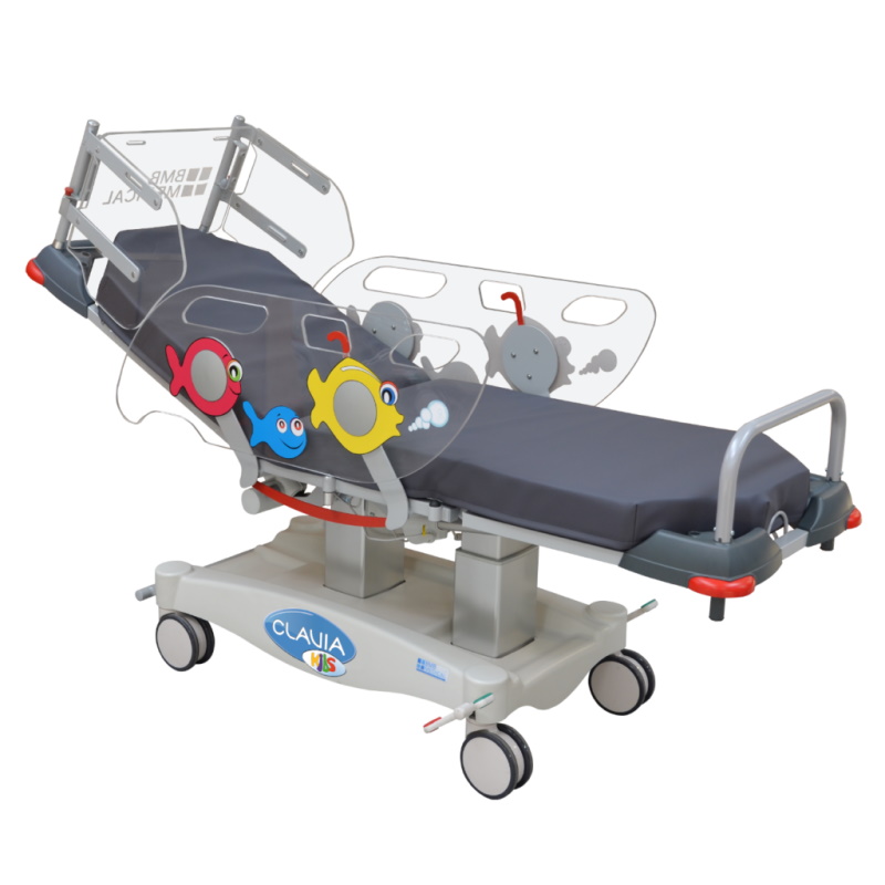 Wózki pediatryczne do transportu chorego w pozycji leżącej BMB Medical CLAVIA KIDS