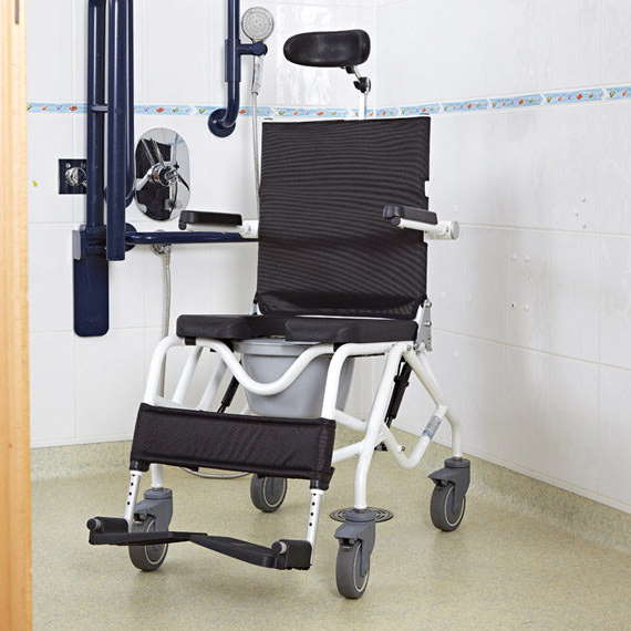 Wózki prysznicowo - sanitarne w pozycji siedzącej Prism Medical UK M80A