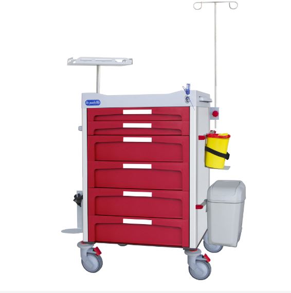 Wózki reanimacyjne i anestezjologiczne la-pastilla F-DNOVPAR