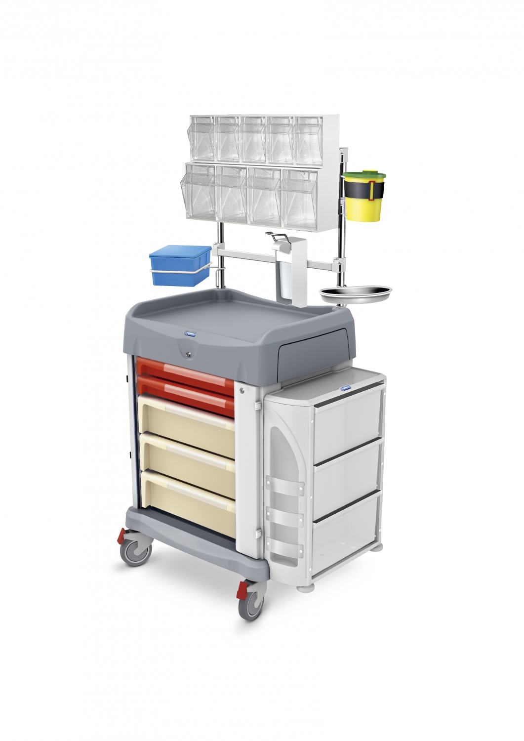 Wózki reanimacyjne i anestezjologiczne MALVESTIO UNIko Fly