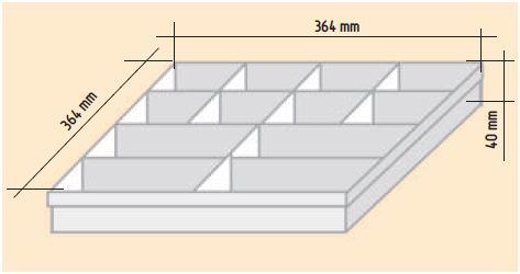 Wózki zabiegowe, organizacyjne i dokumentacyjne - akcesoria Farum AC40-3