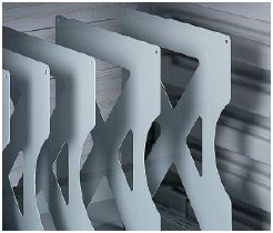 Wózki zabiegowe, organizacyjne i dokumentacyjne - akcesoria FRANCEHOSPITAL Poprzeczny separator do kart pacjenta FRANCEHOSPITAL