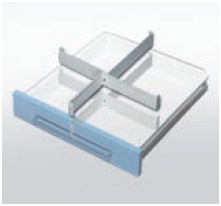 Wózki zabiegowe, organizacyjne i dokumentacyjne - akcesoria TRIBO W 231