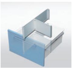 Wózki zabiegowe, organizacyjne i dokumentacyjne - akcesoria TRIBO W 235